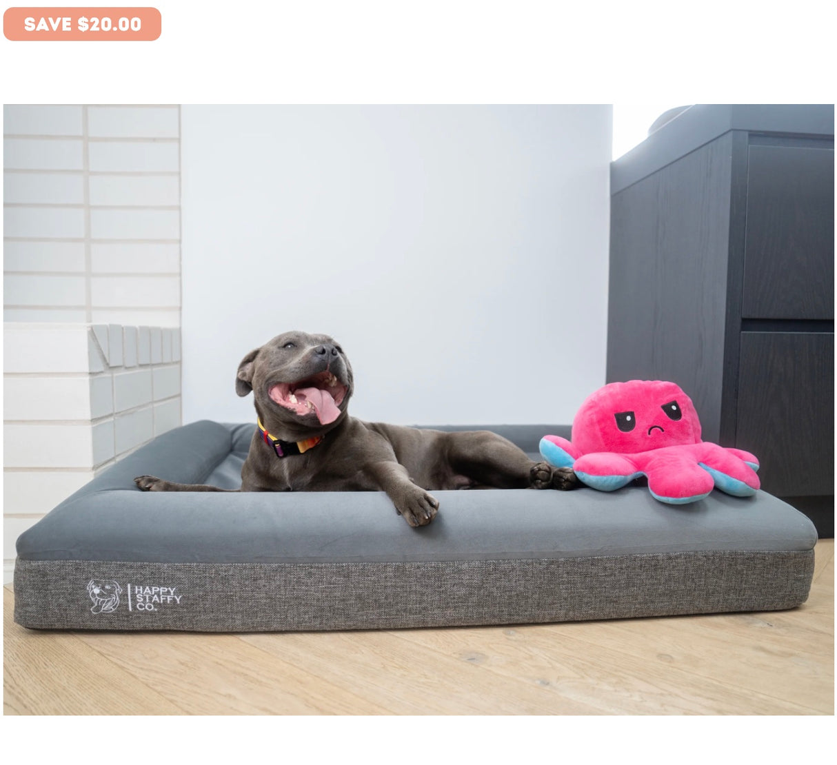 Deluxe Orthopedic Memory Foam Bed, Large