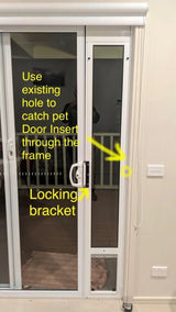 Pet Door Locking Bracket