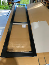 BRAND XL BLACK pet door insert, tiny small scratch on flap (hard to see)