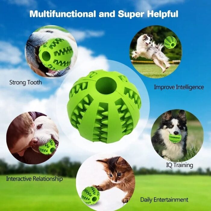 Dog Chew Toothbrush Ball