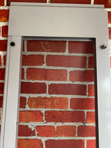 Large Grey Pet door with a Screen door mesh - Demo Model - LAST ONE