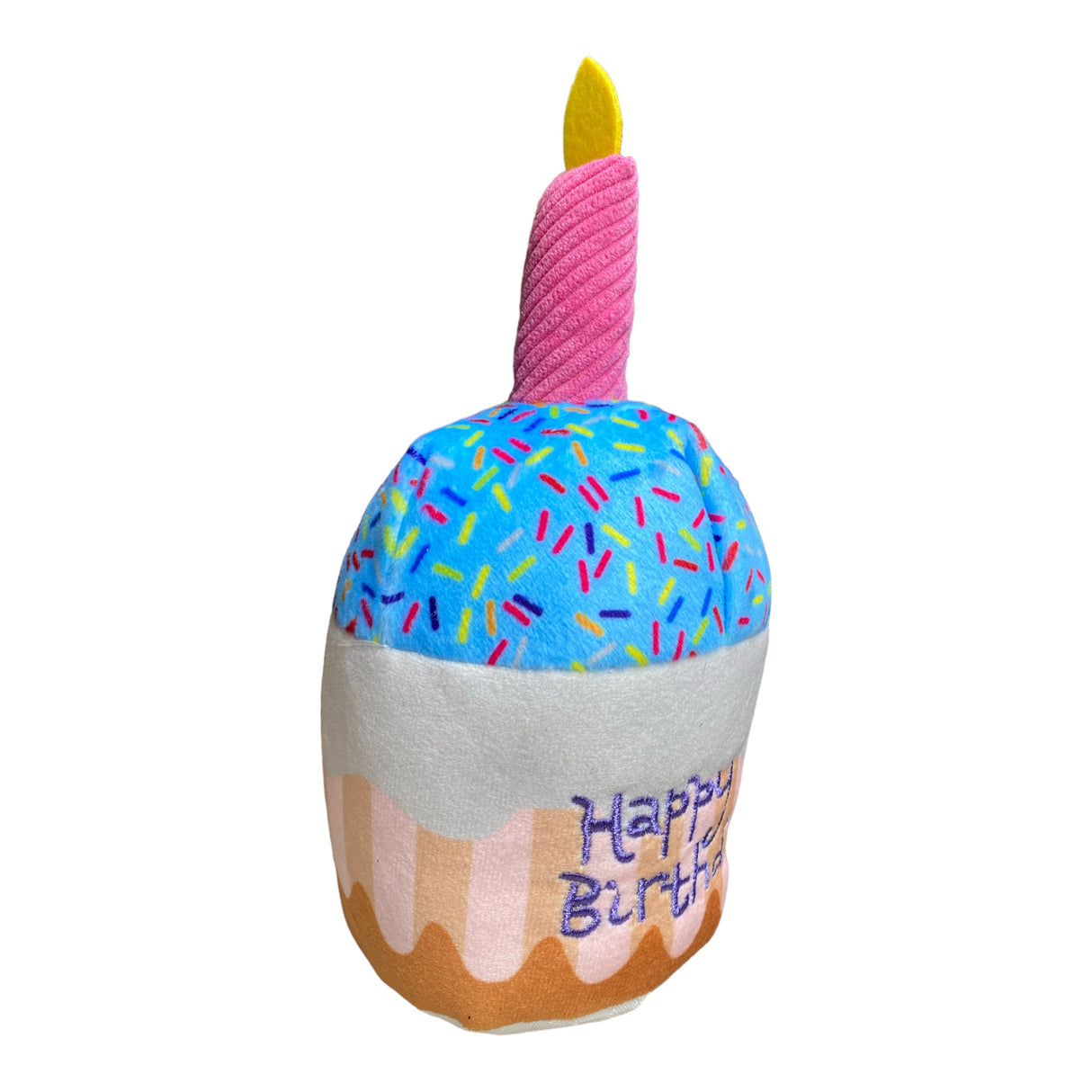 Happy Birthday Single Candle Cake