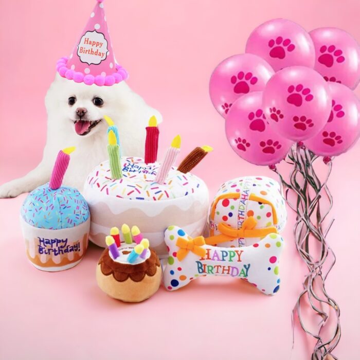 Happy Birthday Paw Balloon – for her (10 pack)