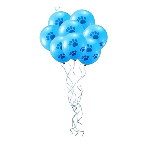 Happy Birthday Paw Balloon – for him (10 pack)